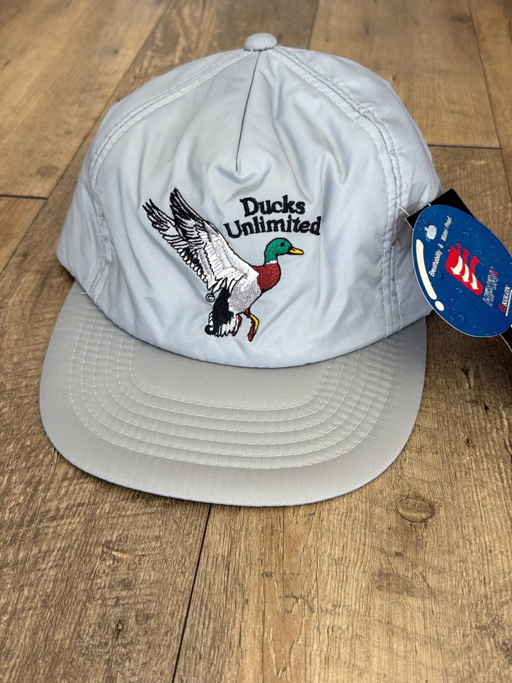 Vintage Ducks Unlimited Hat, Thinsulate 3M, Gray Nylon SnapBack Cap NWT